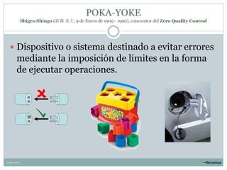  Dispositivo o sistema destinado a evitar errores

mediante la imposición de limites en la forma
de ejecutar operaciones.

XMLG- 2010

 