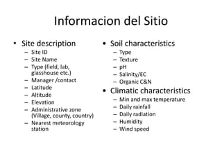 Toma de datos e instrumentos de analisis