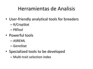 Toma de datos e instrumentos de analisis