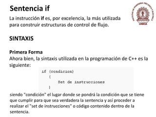Toma de decisiones If Else | PPTX