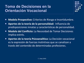 Toma De Decisiones En La OrientacióN Vocacional | PPT