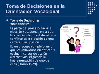 Toma De Decisiones En La OrientacióN Vocacional | PPT