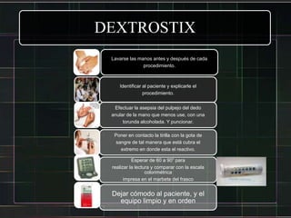 Toma de glicemia | PPTX