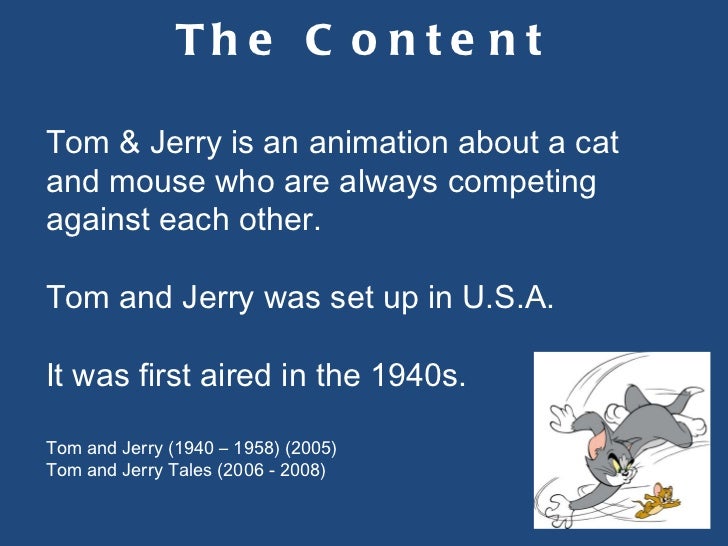 Tom and jerry unit 2