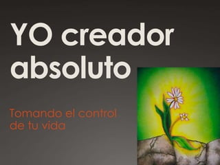 LIBRO - TOMANDO EL CONTROL DE TU VIDA | PDF