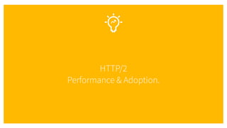 HTTP/2
 
Performance & Adoption.
 