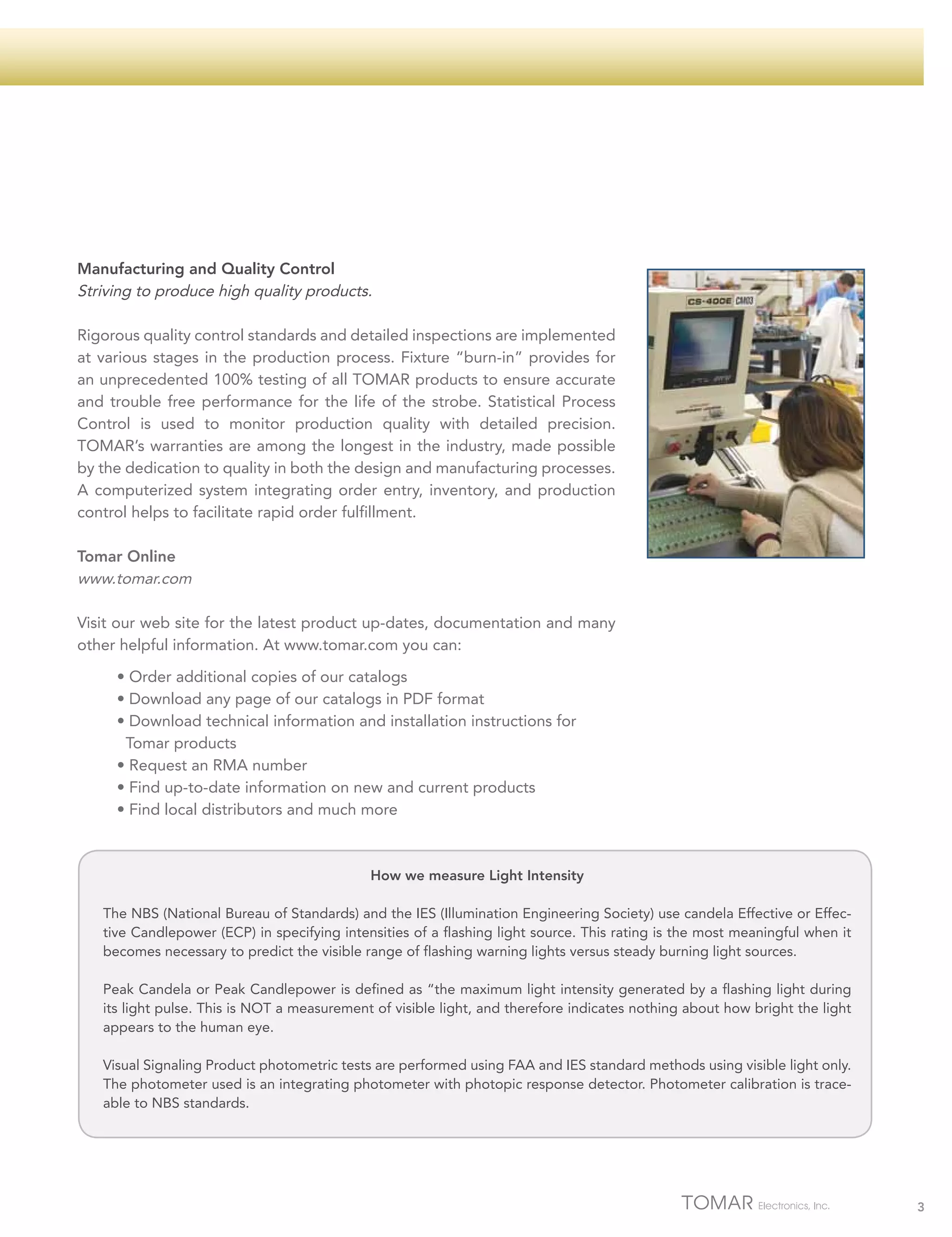 Tomar Industrial Signalling Products - Visual Signals, LED, Strobe ...