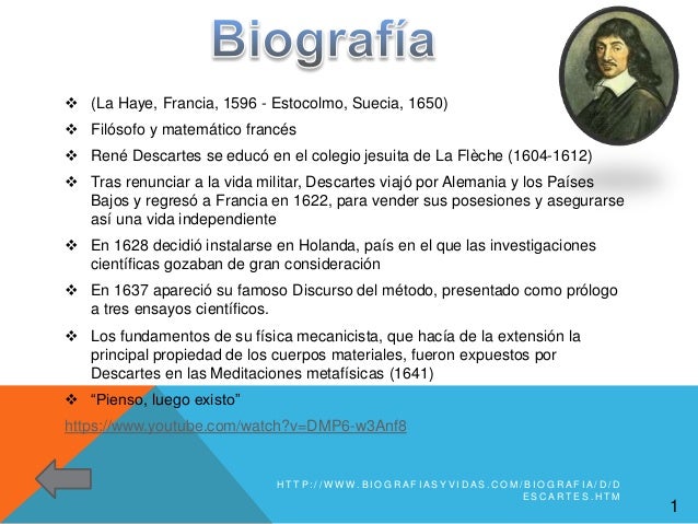 Aportaciones de Descartes a las matemáticas