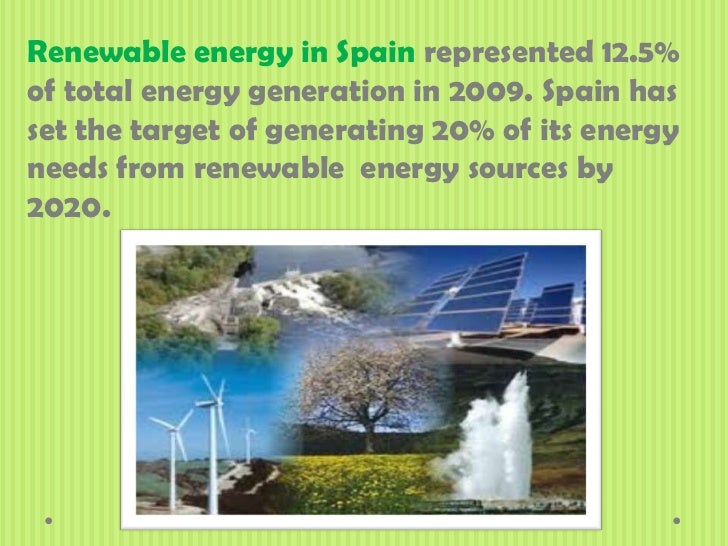Tomasa renewable energy in spain