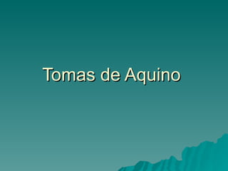 Tomas de Aquino  