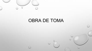OBRA DE TOMA
 