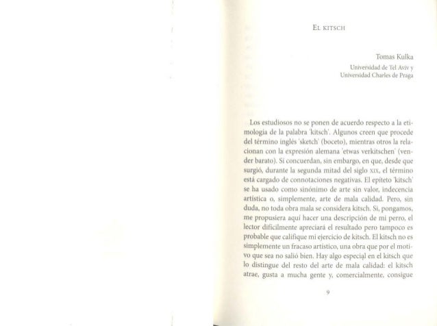 picture Libro Del Desasosiego Pdf tomas kulka y moles el kitsch padid