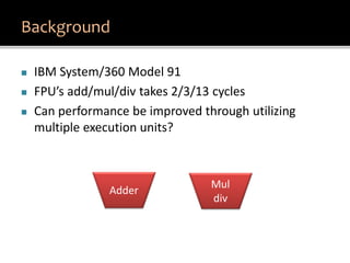 Understanding Tomasulo Algorithm | PDF