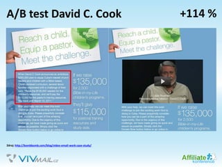 A/B test David C. Cook
Zdroj: http://bombbomb.com/blog/video-email-work-case-study/
+114 %
 
