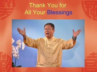 Thank You for
All Your Blessings