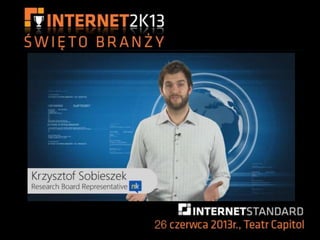 Krzysztof Sobieszek NK zaprasza na internet2K13