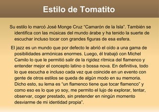 También sacó al mercado varios discos en solitario o con ilustres colaboradores del mundo del flamenco. 