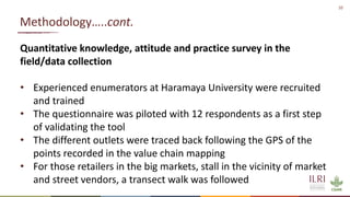Overview of quantitative knowledge, attitude and practice of tomato traders on tomato hygiene and safety in Ethiopia and Burkina Faso