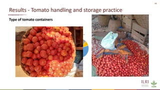 Overview of quantitative knowledge, attitude and practice of tomato traders on tomato hygiene and safety in Ethiopia and Burkina Faso