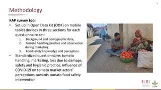 Overview of quantitative knowledge, attitude and practice of tomato traders on tomato hygiene and safety in Ethiopia and Burkina Faso