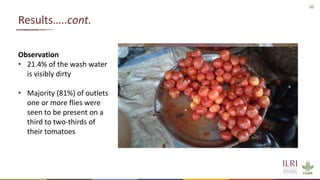 Overview of quantitative knowledge, attitude and practice of tomato traders on tomato hygiene and safety in Ethiopia and Burkina Faso