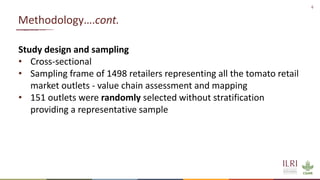 Overview of quantitative knowledge, attitude and practice of tomato traders on tomato hygiene and safety in Ethiopia and Burkina Faso