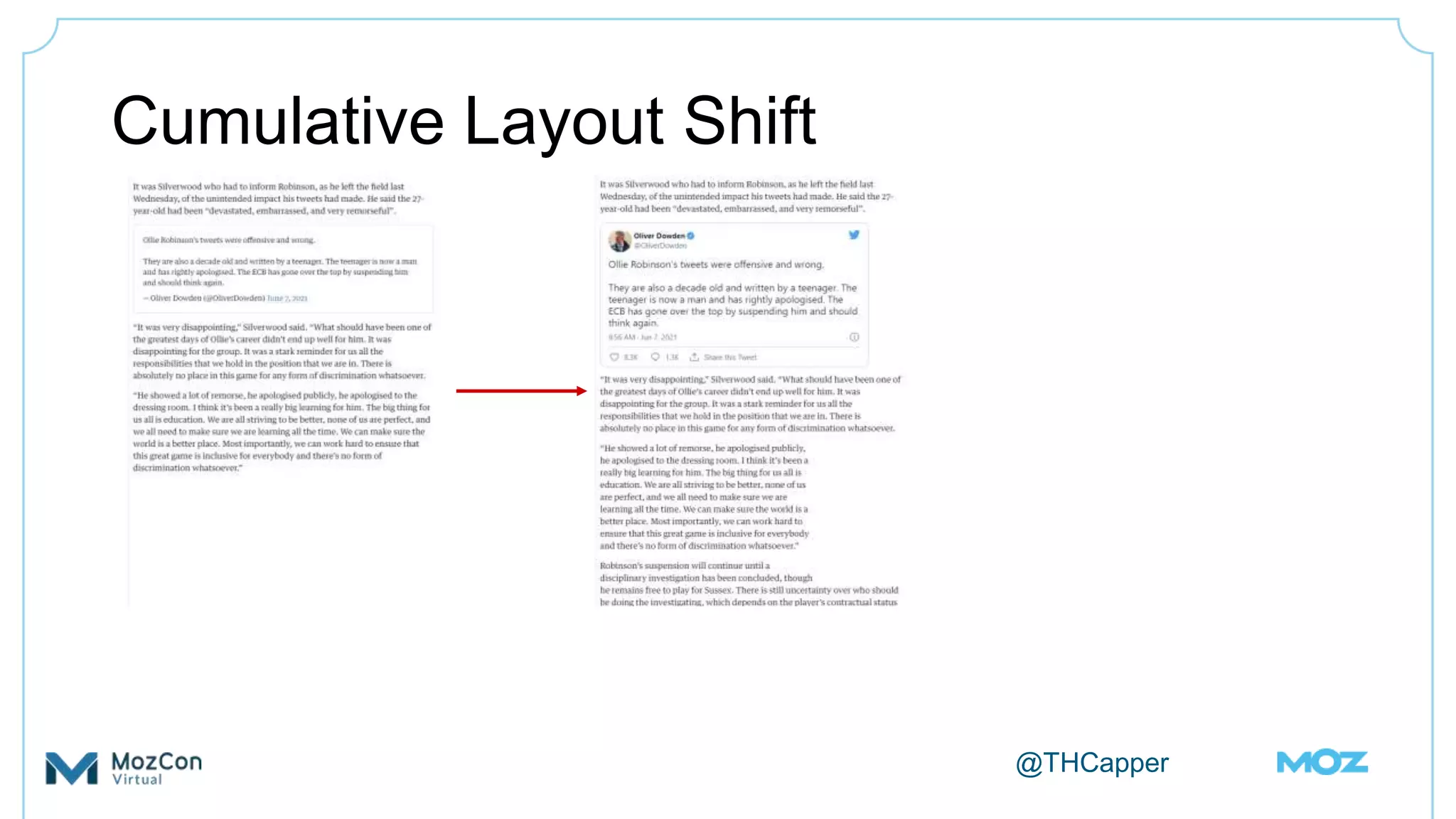@THCapper
Cumulative Layout Shift
 