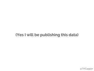 (Yes I will be publishing this data)
@THCapper
 