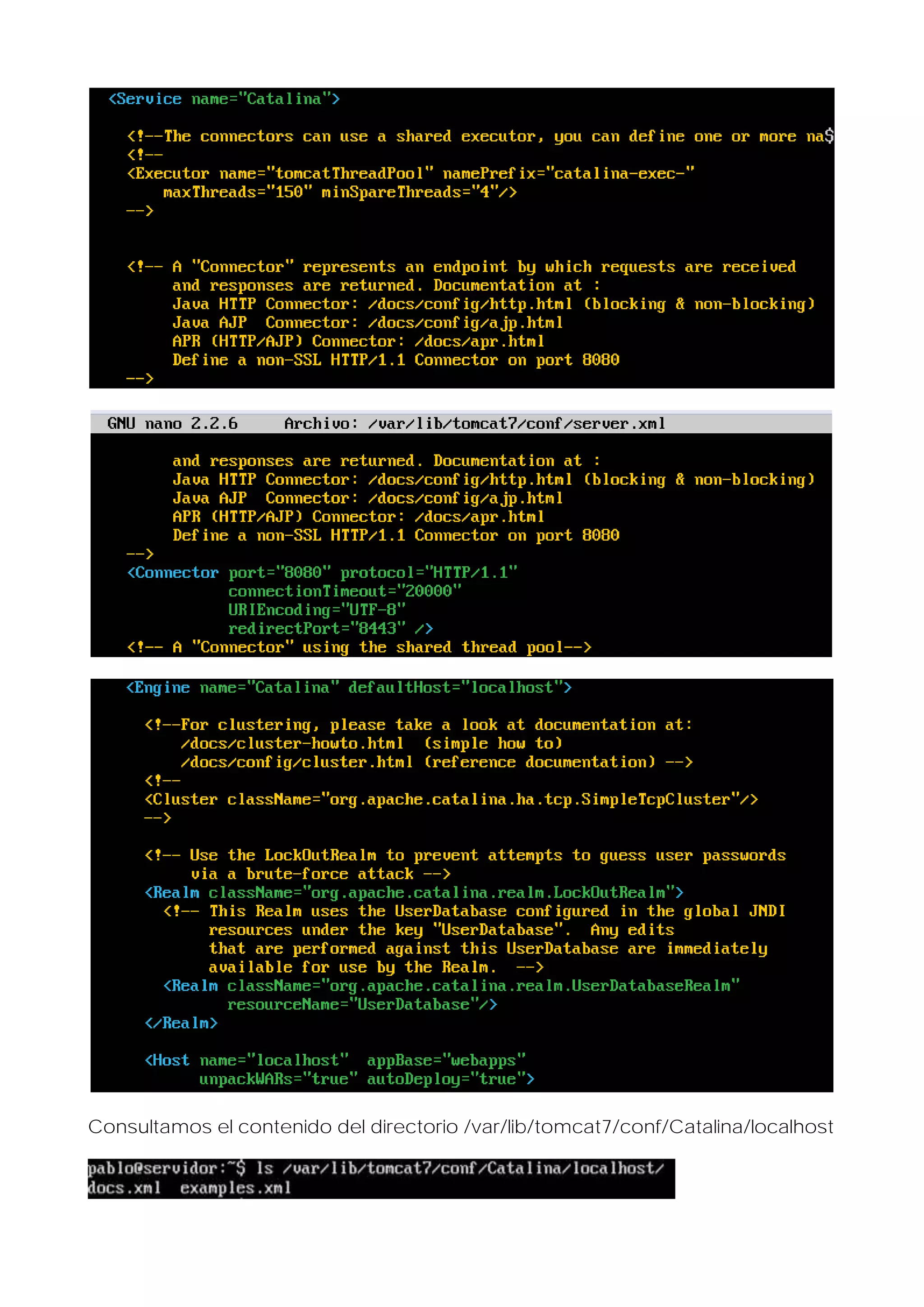Consultamos el contenido del directorio /var/lib/tomcat7/conf/Catalina/localhost

 