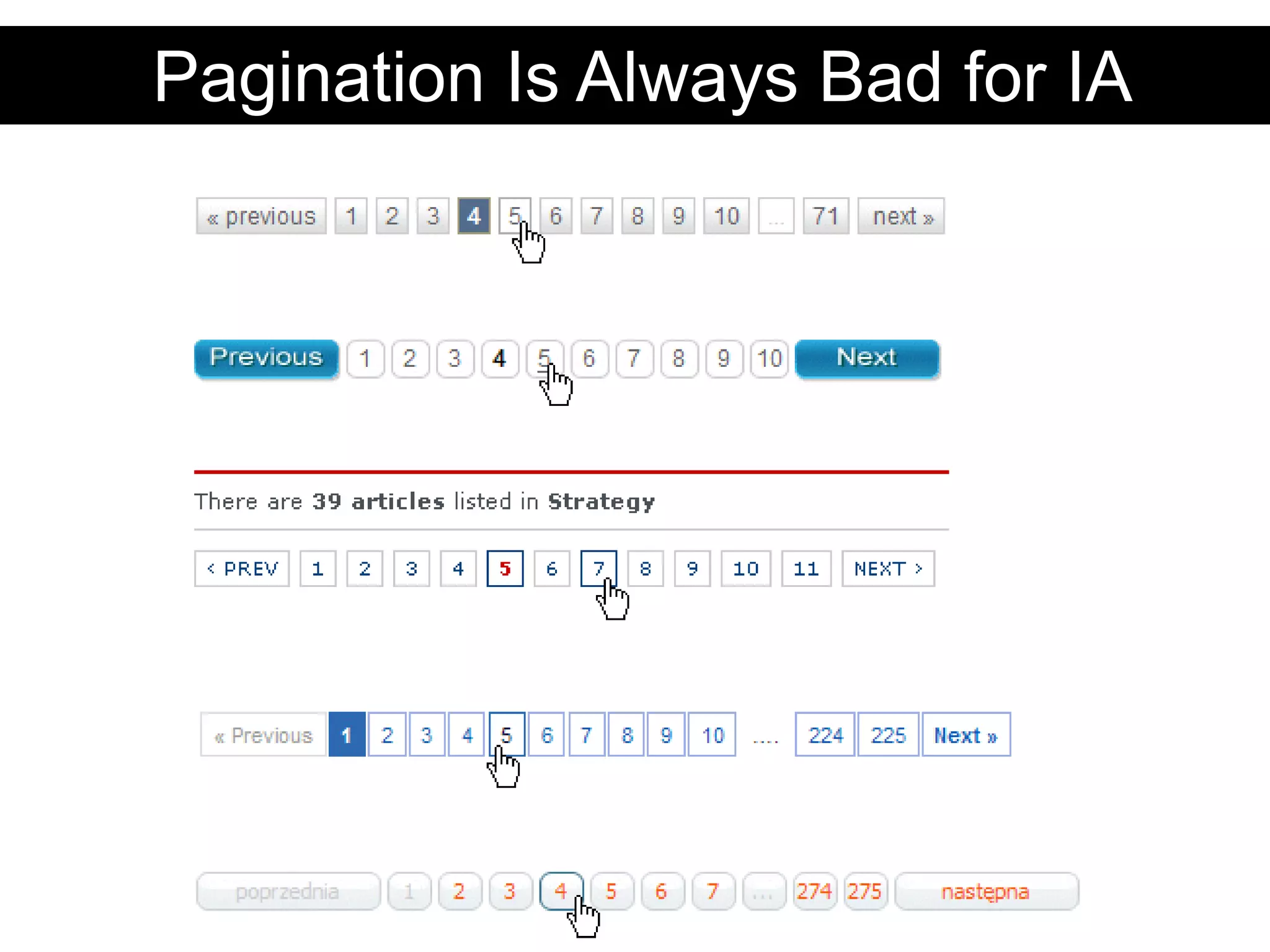 Navigation & Categories Should Correspond to User Behaviour