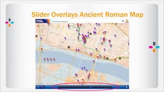 Slider Overlays Ancient Roman Map
 
