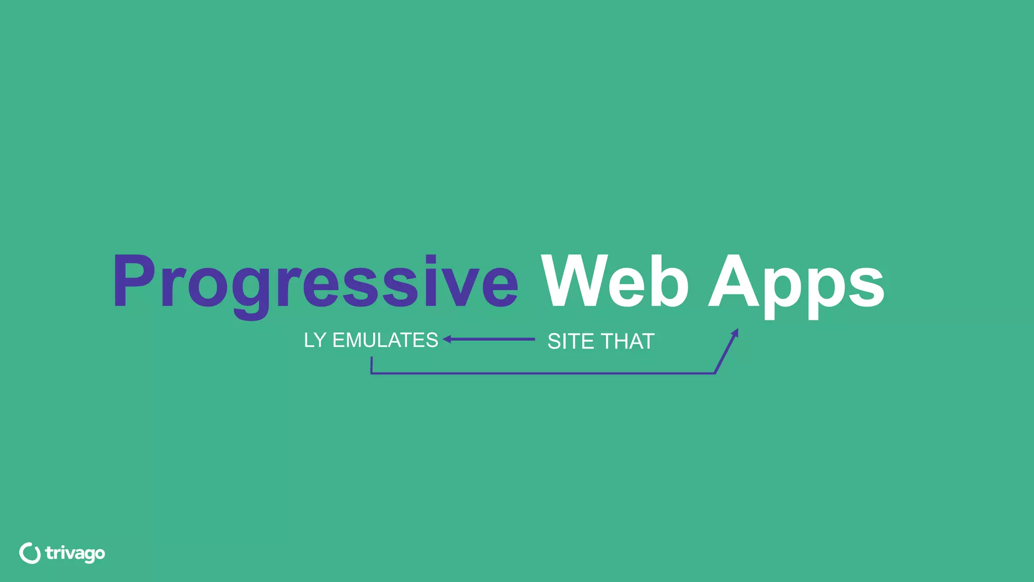 Progressive Web Apps
LY EMULATES SITE THAT
 