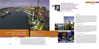 “
                                                                                                                                                                                                                                                                             Services au public 83
                                                                                                                                                          L’égalité des chances passe aussi                                                                                    E-ADMINISTRATION
                                                                                                                                                          par l’égalité face aux loisirs, face aux activités
                                                                                                                                                          extra-scolaires, face au service public…
                                                                                                                                                          La carte Totem est avant tout un moyen
                                                                                                                                                          de garantir cette égalité sociale qui participe
                                                                                                                                                          à la cohésion d’une société.”
                                                                                                                                              Jean-Yves Langenier, maire du Port, conseiller général de La Réunion




                                                                                                                                                                                                                     Les enjeux
                                                                                                                                                                                                                     Bien avant que l’État ne lance, en 2003, un appel à candidatures pour le
                                                                                                                                                                                                                     développement de cartes de vie quotidienne, la ville du Port avait déployé
                                                                                                                                                                                                                     la sienne. Dès 2001 en effet, le lancement de ce projet exprime la volonté
                                                                                                                                                                                                                     des élus municipaux d’utiliser les TIC comme outil de cohésion sociale. La
                                                                                                                                                                                                                     carte Totem vise à favoriser un équilibre entre les différentes couches so-
                                                                                                                                                                                                                     ciales afin qu’elles puissent accéder plus facilement aux différents ser-
                                                                                                                                                                                                                     vices, activités et prestations municipales dont les tarifs sont calculés en
                                                                                                                                                                                                                     fonction des revenus familiaux.

                                                                                                                                                                                                                     La mise en œuvre
                                                                                                                                                                                                                     Le démarrage de la carte Totem a eu lieu en octobre 2002. Principal por-
                                                                                                                                                                                                                     teur du projet, le Centre communal d’action sociale du Port a reçu le sou-
                                                                                                                                                                                                                     tien de deux partenaires de taille, la région et l’Europe. Au-delà des


        VILLE DU PORT (LA RÉUNION)
                                                                                                                                                                                                                     31 écoles primaires de la commune, la piscine municipale, le service de
                                                                                                                                                                                                                     portage de repas et deux associations culturelles ont également été équi-
                                                                                                                                                                                                                     pés du dispositif. En tout, 10 000 cartes Totem ont été mises en service,
                                                                         Porteurs du projet > Commune du Port et Centre communal                                                                                     pour un investissement total de plus de 90 000 euros.
                                                      FICHE D’IDENTITÉ




Carte Totem, sur la piste                                                d’action sociale du Port (CCAS)
                                                                         Nombre d’habitants > 38 675
                                                                         Contexte territorial > Doit son nom aux infrastructures                                                                                     Bilan et perspectives
       des multiservices                                                 portuaires, les plus importantes de l’île. Le tissu associatif
                                                                         et culturel et la jeunesse ont incité les élus
                                                                         à la mise en œuvre de la “carte citoyenne” Totem
                                                                                                                                                                                                                     Si, au lancement du projet, certains parents et enseignants appréhen-
                                                                         Contact > Tél. : 0 800 22 91 40 - www.reunion.port.fr                                                                                       daient la mise en service du dispositif, la satisfaction des premiers utilisa-
                                                                                                                                                                                                                     teurs a vite dissipé les doutes. Les enfants apprécient la carte Totem qui
                                                                                                                                                                                                                     les valorise. Pour les parents, le principe du compte d’avance est avanta-
           Le projet   Destinée aux familles, la carte Totem sans contact et à puce, personnalisée par une photo,                                                                                                    geux. À terme, la carte pourrait être étendue aux collégiens et lycéens de
                       donne accès aux prestations directes du CCAS (Centre communal d’action sociale),                                                                                                              la ville pour le contrôle d’accès et la restauration. De nouveaux prestataires
                       de la ville ou du réseau associatif. De nombreux services y sont associés : restauration                                                                                                      sont susceptibles d’y être associés (associations, commerçants, etc.).
                       scolaire, accueil pré/post scolaire, gestion des crèches, portage des repas aux personnes                                                                                                     L’interopérabilité avec les villes voisines devrait rendre possible l’utilisation
                       âgées, billettique à la piscine municipale, accès aux activités culturelles et sportives.                                                                                                     d’une même carte sur l’ensemble du TCO (Territoire de la Côte Ouest).
                       Le système autorise toutes statistiques de fréquentation et de consommation. Il devient
                       donc une précieuse aide à la décision pour les gestionnaires des prestations de services.
 