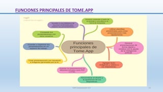 FUNCIONES PRINCIPALES DE TOME.APP
SJM Computación 4.0 13
 