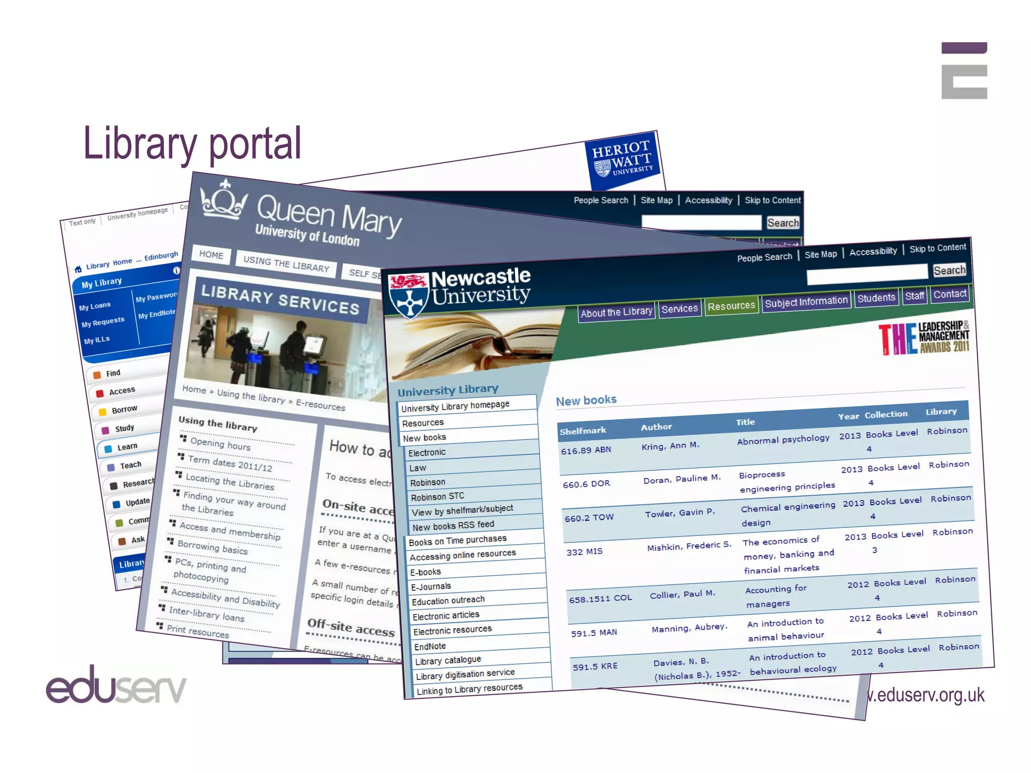 Library portal




                 www.eduserv.org.uk
 