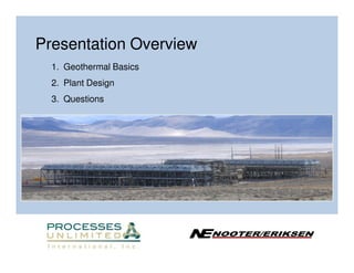 Geothermal Power Plant Design | PDF