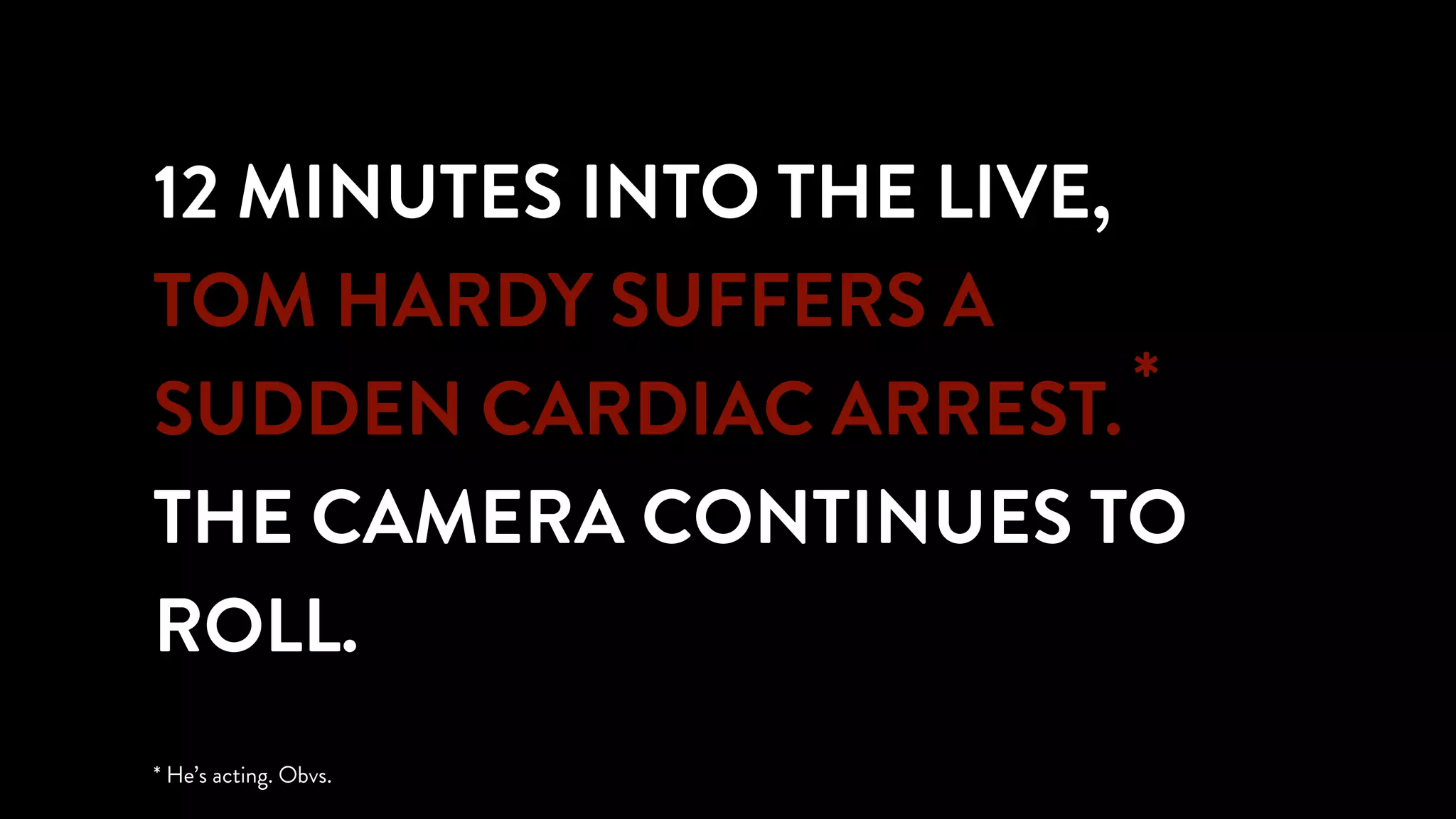 Tom Hardy Live | PDF