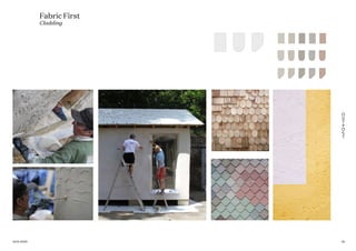 Fabric First
Cladding
SHINGLE SHAPE OPTIONS
DESIGN SCHEMES
COLOUR OPTIONS
1 1A
1A 1B
1B2 3 1C 1D 1E 2A 2B
1C
1C 1D 1E
2A 2B 2E
2C 2D 2E
1B 2C 3D
1D 2E 3C
1A 2D 3E
1C 2A 3B
SHINGLE SHAPE OPTIONS
DESIGN SCHEMES
COLOUR OPTIONS
1 1A
1A 1B
1B2 3 1C 1D 1E 2A 2B 2C 2D 2E 3A 3B
1C
1C 1D 1E
2A 2B 2E
2C 2D 2E
3A 3B 3C
3C 3D 3E
1B 2C 3D
1D 2E 3C
1A 2D 3E
1C 2A 3B
1E 2A 3C
1B 2A 3D
SHINGLE SHAPE OPTIONS
DESIGN SCHEMES
COLOUR OPTIONS
1 1A
1A 1B
1B2 3 1C 1D 1E 2A 2B 2C 2D 2E 3A 3B 3C 3D 3E
1C
1C 1D 1E
2A 2B 2E
2C 2D 2E
3A 3B 3C
3C 3D 3E
1B 2C 3D
1D 2E 3C
1A 2D 3E
1C 2A 3B
1E 2A 3C
1B 2A 3D
SHINGLE SHAPE OPTIONS
DESIGN SCHEMES
COLOUR OPTIONS
1 1A
1A 1B
1B2 3 1C 1D
1C
1C 1D 1E
1A 2D 3E
3216.01.2020
 
