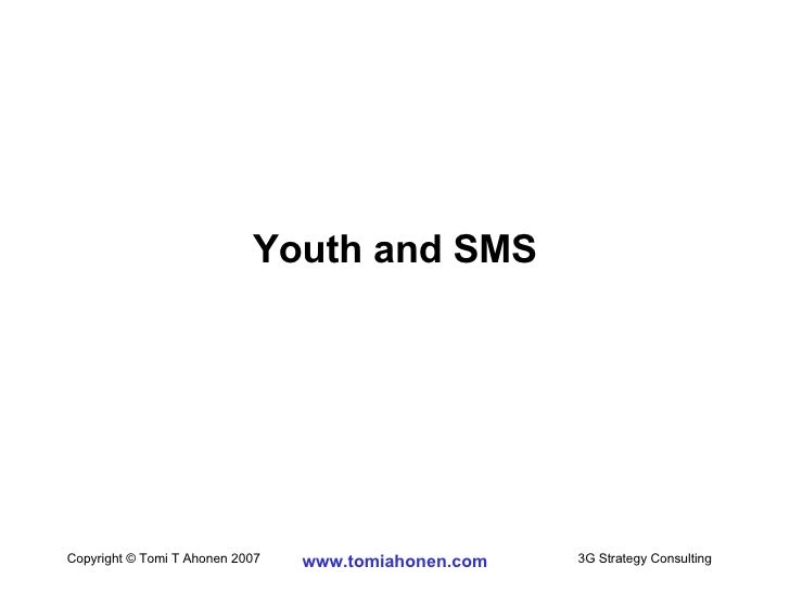 Tomi T Ahonen - Mobile Communities slideshare