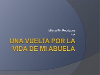 Milena Pin Rodríguez
4tA
 