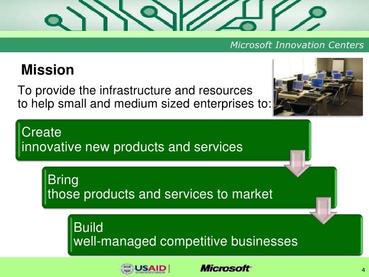 New model for Microsoft Innovation center in SEE