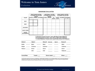 Tom james presentation