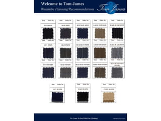 Tom james presentation