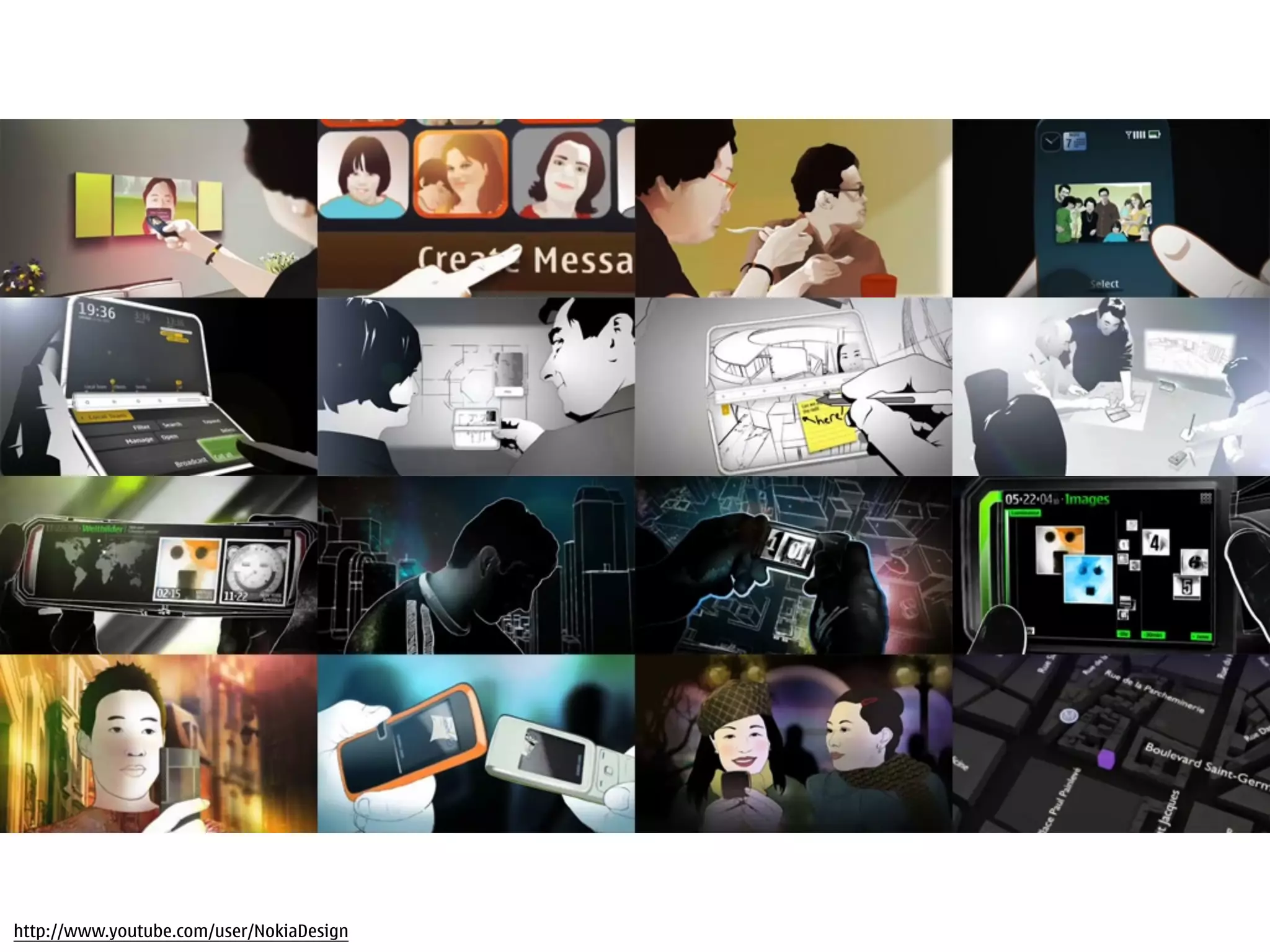 http://www.youtube.com/user/NokiaDesign
 