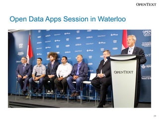 Open Data Apps Session in Waterloo

28

 