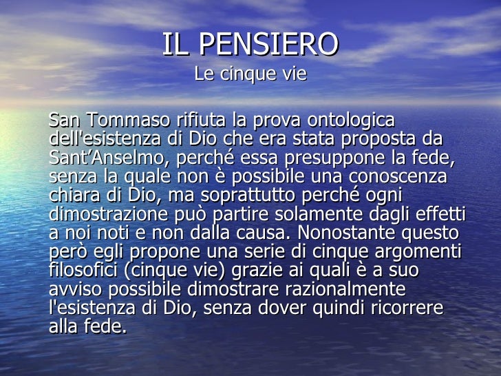 Le 5 Vie Di San Tommaso Tommaso D’Aquino