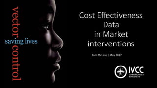Cost Effectiveness
Data
in Market
interventions
Tom McLean | May 2017
 