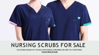 GETDURABLESCRUBSTHAT PROVIDEAPROFESSIONALAPPEARANCEAND KEEPYOUCOMFORTABLE.
TOMMYBEESSCRUBS
NURSING SCRUBS FOR SALE
 
