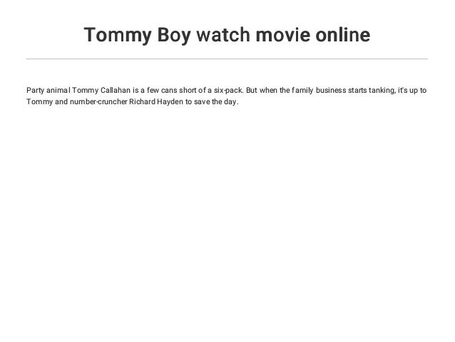 watch tommy boy online