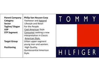 tommy hilfiger company profile